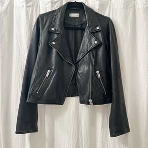 Isabel Marant Black Leather Moto Jacket